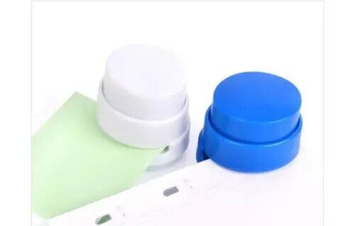 1PC Mini Staple-Free Stapler Home Paper Binding Binder Paperclip Stationery Office School Supplies
