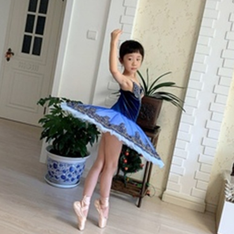 Tutu Balet Profesional Anak-anak Anak Perempuan Dewasa Tutu Panekuk Tari Giselle Paquita Kostum Balet Balerina Gaun Balet Anak Perempuan
