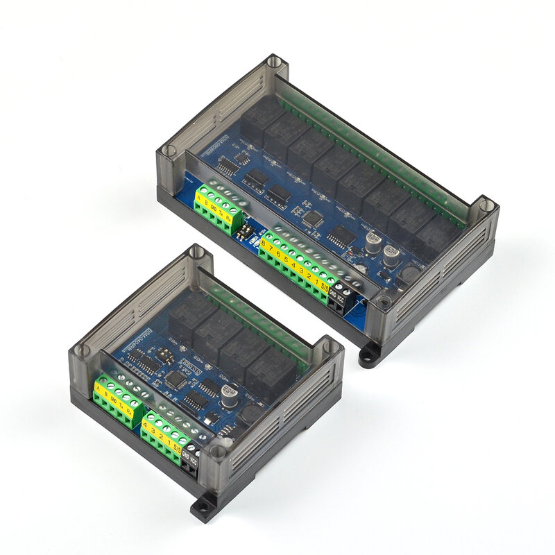 Taidacent Modbus RTU 485 Serial Digital RS232 Serial Dikendalikan Relay Smart Home IO Akuisisi RS232 Relay Control Board