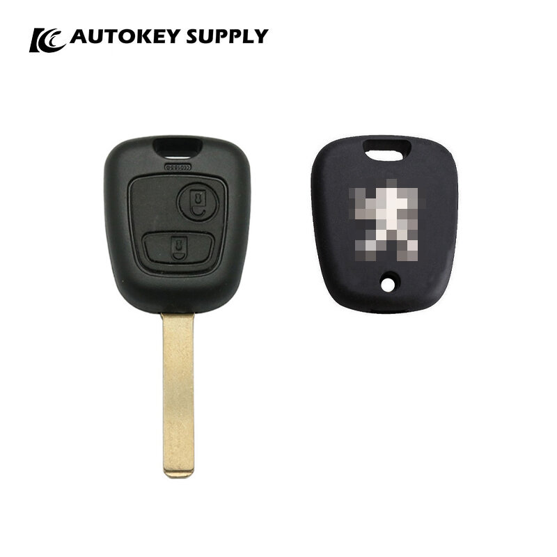Mando a distancia de 2 botones para Peugeot C1 C2 C3 C5 Xsara, Autokeysupply AKPGS214