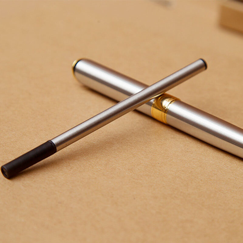 1 шт. простой практичный универсальный металлический стержень 0,5 мм черная чернильная шариковая ручка стержней
