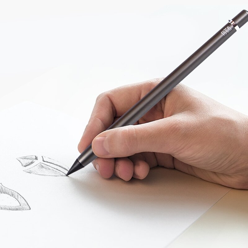 Metal Inkless Pen No Ink Signing Pen Infinite Write Pen Metallic Erasable Pen for Kid Adult Office School Supply Eternal Pencil
