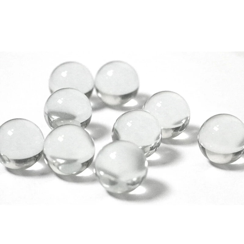 20pcs 10mm 14mm 16mm Glass Balls Transparent Solid Marble for Slingshot Shooting & Marble Track & Traditional Marbles Games