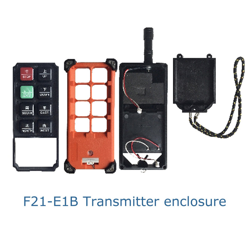 Telecontrolอุตสาหกรรมไร้สายCraneรีโมทคอนโทรลF21E1B F21-E1Bเครื่องส่งสัญญาณEmitterสมบูรณ์Enclosureกล่องไม่มีPCB Part