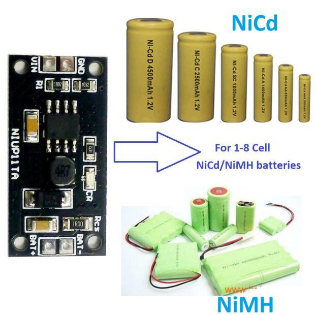 1 S-8 S Cellulare NiMH NiCd Caricabatteria Dedicato Modulo di Ricarica di Bordo 2S 3S 4 4S 5 5S 6S 7S 1.2V 2.4V 3.6V 4.8V 6V 7.2V 8.4V 9.6V