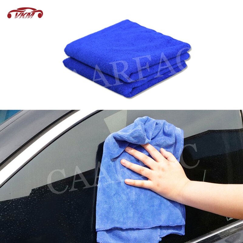 منشفة غسيل السيارات من الألياف الدقيقة ، 30 × 30 سنتيمتر ، قماش تجفيف ، سهلة الامتصاص ، عالمية ، لجميع السيارات ، جودة عالية