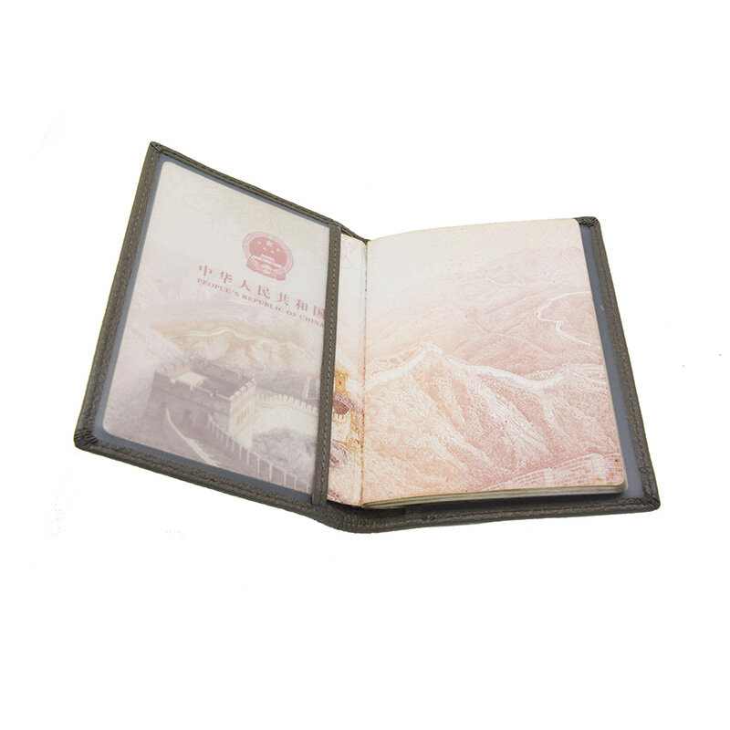 100% echtem Leder Reisepass Weiche Candy Farbe Fall Kuh Leder Abdeckung Für Die Passport Wallet
