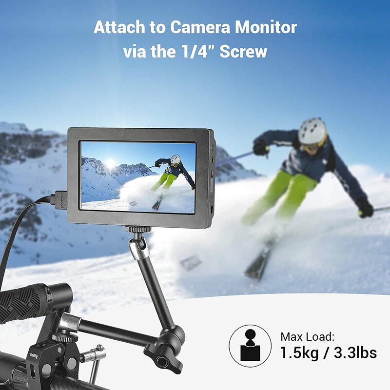 캐논 DSLR 카메라에 장착하는 소니용 9.5인치 관절형 로제트 암 1/4" 나사산 나사 -2066B