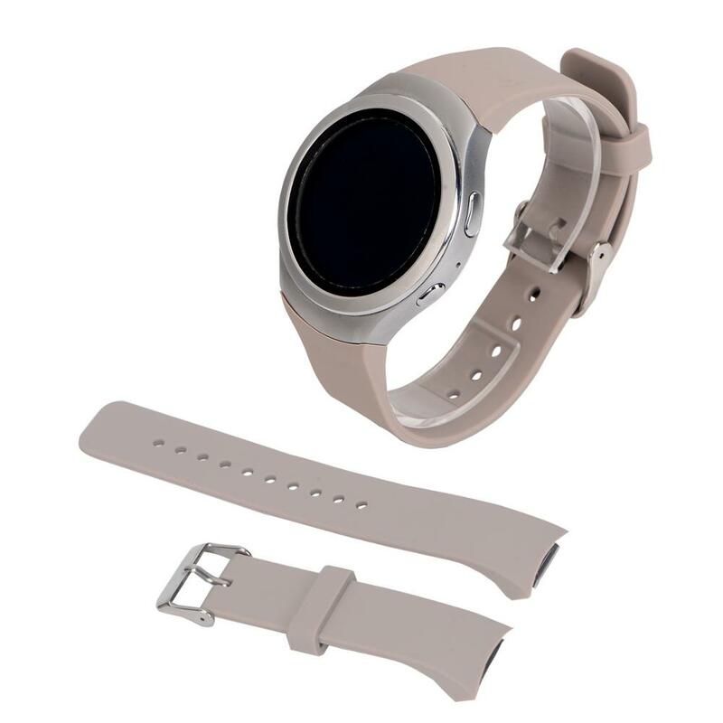 BEHUA-Pulseira de Relógio Samsung Gear S2, Pulseiras Inteligentes, Silicone, Sport, Suave, SM-R720, Correia de Substituição
