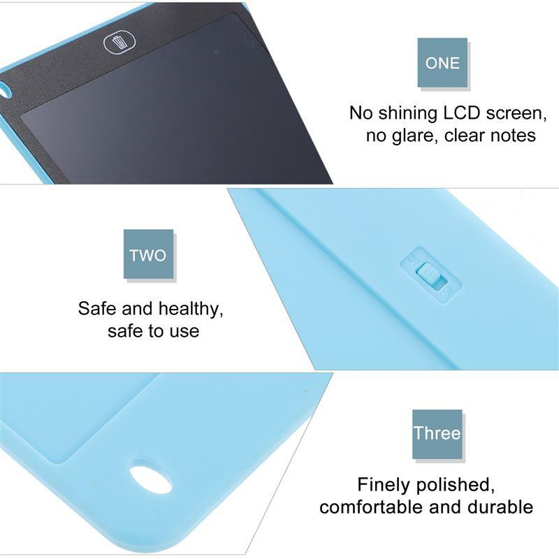 Lavagna LCD da 12 pollici con schermo LCD a colori per tavoletta con blocco cancellabile