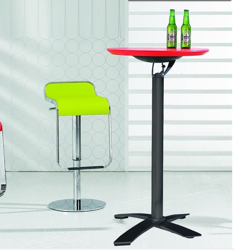 Модный складной высокий барный стол из АБС-пластика для дома и улицы