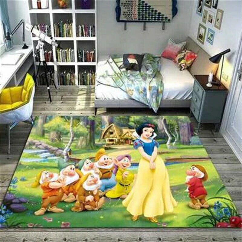 80x160cm Kids Playmat Princess Carpet Sofa Carpet  for Bedroom Living Room Children Rug  Kids Room Carpet Gift
