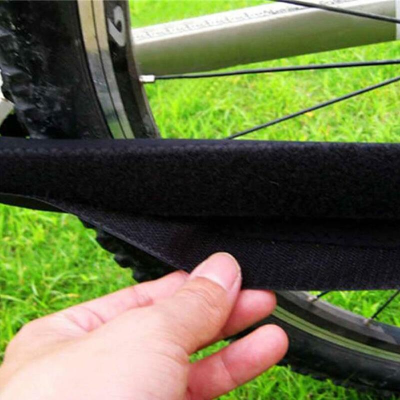 1/2PCS Bicycle Frame Protection Ultralight MTB Bike Frame Protector Chain Rear Fork Guard Cover Cycling Chain Cover Black