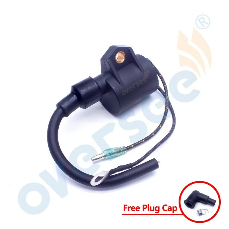 63D-85570 Ignition Coil For Yamaha Outboard Motor Parts 4 Stroke 40HP 50HP 60HP 63D-85570-00