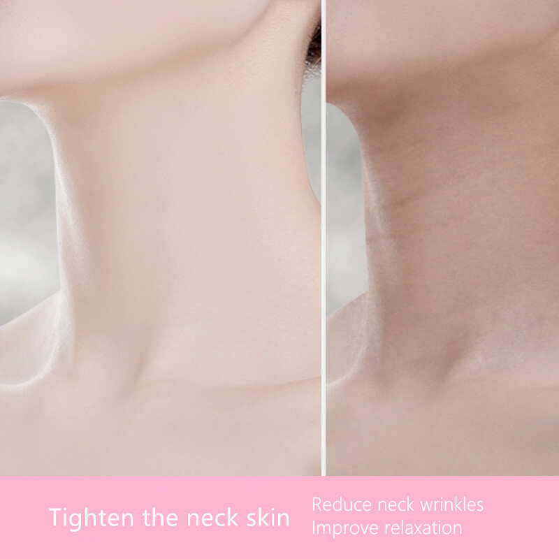 Neck Schönheit Gerät Entfernung Doppel Kinn Neck Gerät LED Photon Therapie Anti-falten Hals Pflege Gesichts Hebe Vibration Massager
