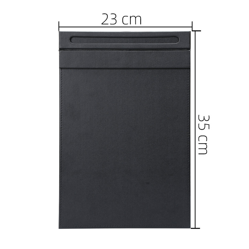 Magnetic Clip Board File Folder A4 Paper Clipboard with Clip Tablet For Office Supplies Leather Black Portfolios Pad Messager
