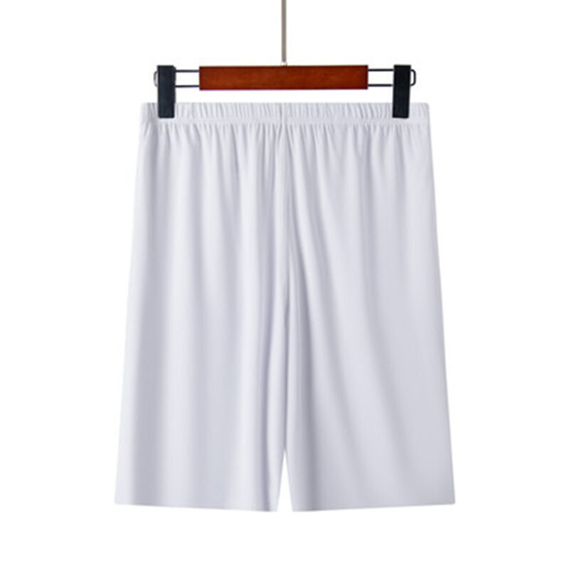 Summer Ice Silk Mens Sleep Bottoms Pyjamas Soft Sleepwear Boxer Shorts Casual Male Loose Comfortable Cool Home Underwear