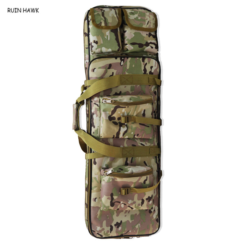 التكتيكية بندقية بندقية حقيبة العسكرية Airsoft الألوان الصيد بندقية الهواء حمل حقيبة الرجال التنزه التخييم الرياضة الكتف مربع حقيبة