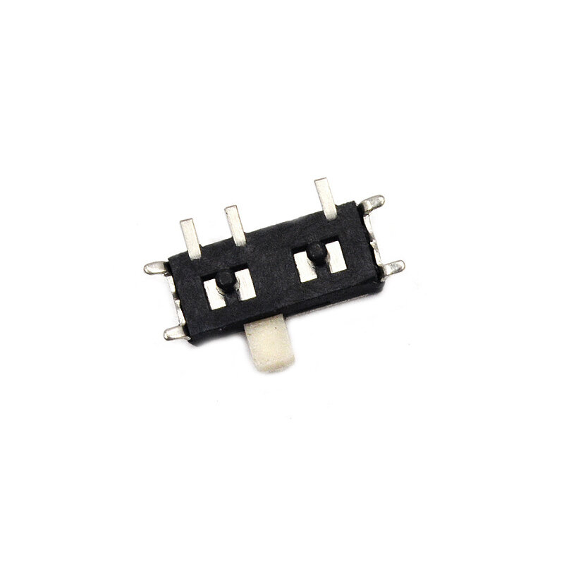 Mini interruptor de alternância horizontal pequeno com 2 posição liga-desliga 1p2t h = 1.5mm 50 peças