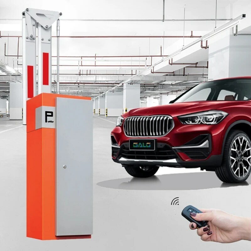 Novo design barreiras de estacionamento de controle remoto automático completo 3s (10 pés) 3 metros boom digital alta velocidade barreira portão