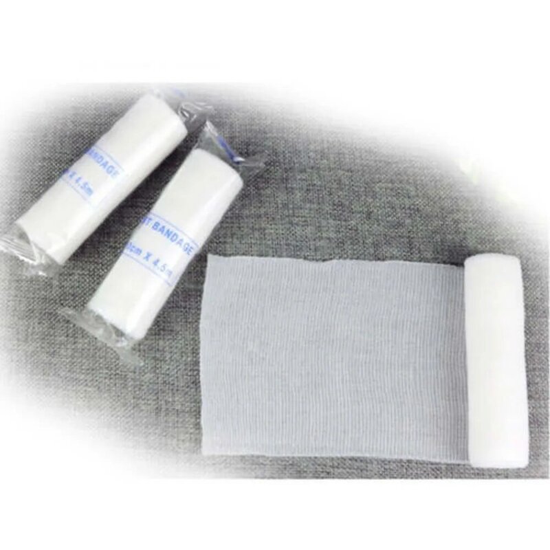 1 Pc fasciatura elastica in cotone Kit di pronto soccorso traspirante delicato sulla pelle garza medicazione medica infermieristica fasciatura per cure di emergenza