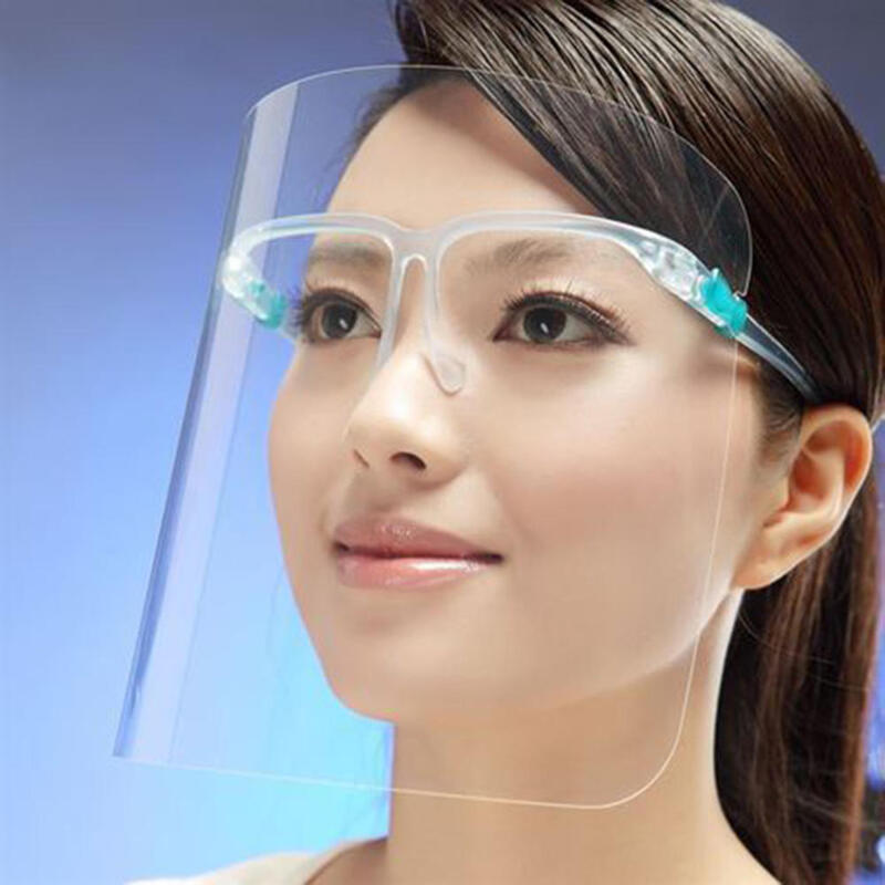 Novo criativo protetor facial escudo óleo de cozinha-splash prova máscara transparente máscara de proteção contra vírus pintura proteção facial