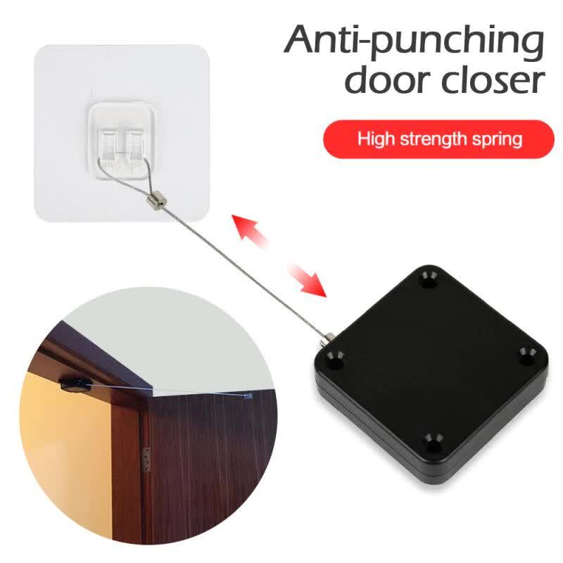 Tür Näher Punch-Freies Automatische Tür Schließer Für Schubladen Rawstring Tür Näher Halterung Tür Automatische Näher