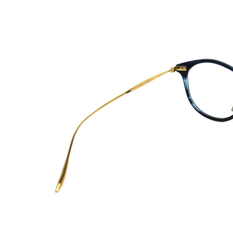 여성 얇은 다리 안경 복고풍 원형 티타늄 프레임 순수 티타늄 장식 안경 프레임 근시