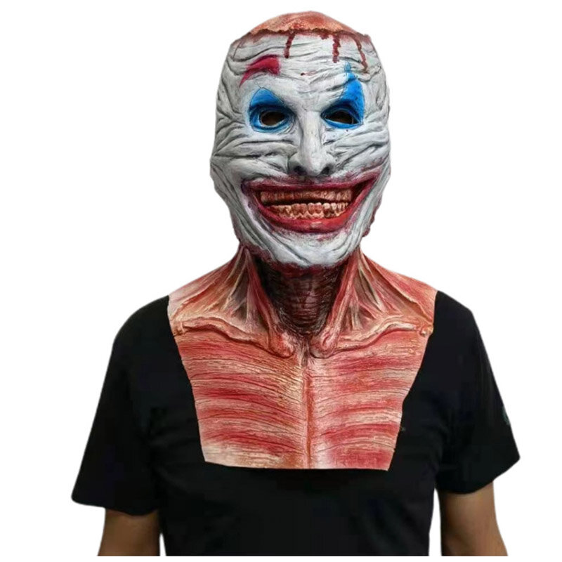 2023 najnowszy szkielet Bio-maska Halloween Horror maska rekwizyty do przebrania na imprezę silikonowy czapka z daszkiem czapka z czaszkami kapelusz