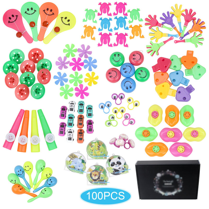 100pcs bambini Puzzle giocattolo forniture per feste giocattoli riempitivi di compleanno regalo per feste aula scatola del tesoro giocattoli di compleanno
