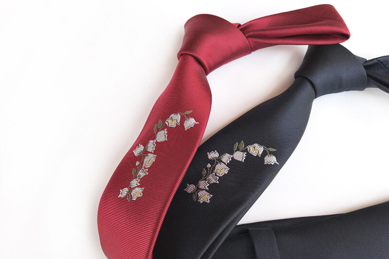 Ricnais 6cm Slim Dasi pria Dasi Fashion Dicetak Dasi Bunga Leher Untuk Pernikahan Pesta Pria Hadiah Aksesoris pria Dasi