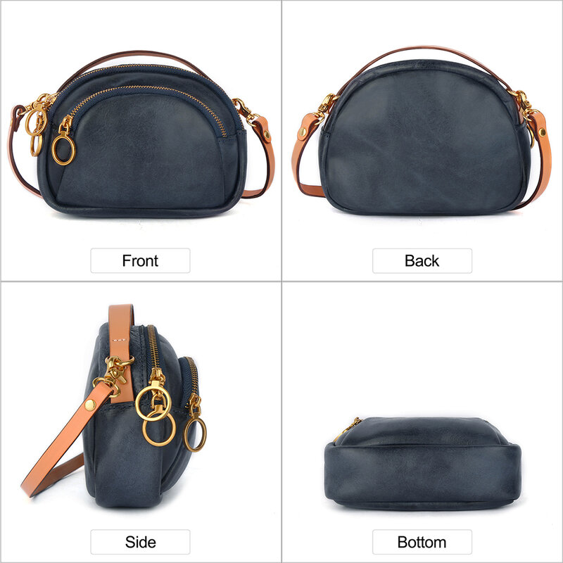 JOYIR Женская мини-сумка из натуральной кожи, маленькие сумки через плечо, сумка на плечо для женщин, стильные женские сумки-мессенджеры, сумоч...