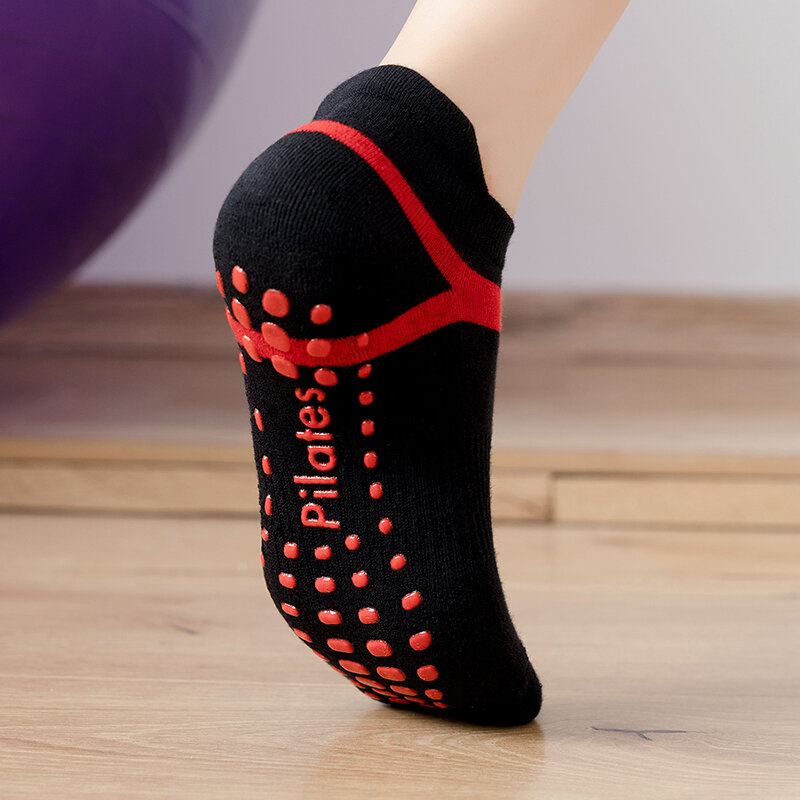 2021 chaussettes de Yoga antidérapantes pour femmes, chaussettes de Pilates de Fitness pour femmes, de danse professionnelle, de Ballet, en coton pour la Gym