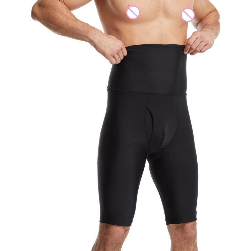 Mężczyźni gorset Waist Trainer urządzenie do modelowania sylwetki spodenki kontroli brzucha wysokiej talii majtki Shapewear bielizna kompresyjna brzuch do modelowania brzucha spodnie