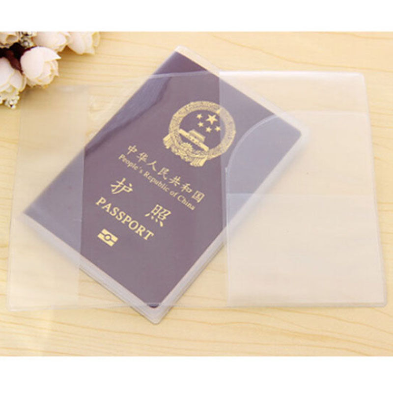 Silicone transparente à prova dwaterproof água sujeira id cartão de visita cartão de crédito titular do cartão de banco titular do cartão passaporte capa sacos de armazenamento