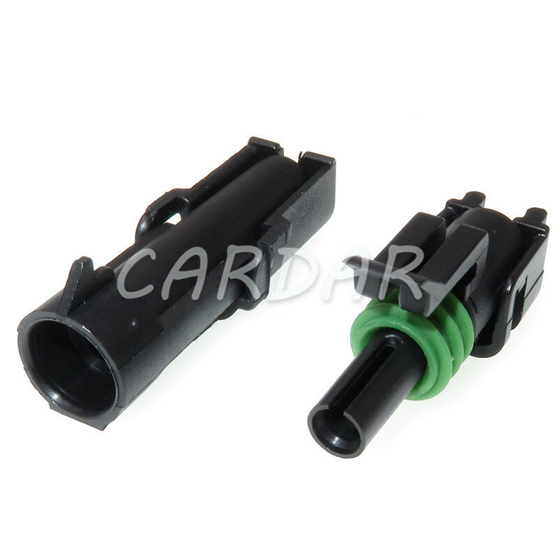 1 Set 1 Pin 12015791 12010996 Gf30 Electrical Wire Socket Automotive Plug AC Assembly For Delphi Conenctor