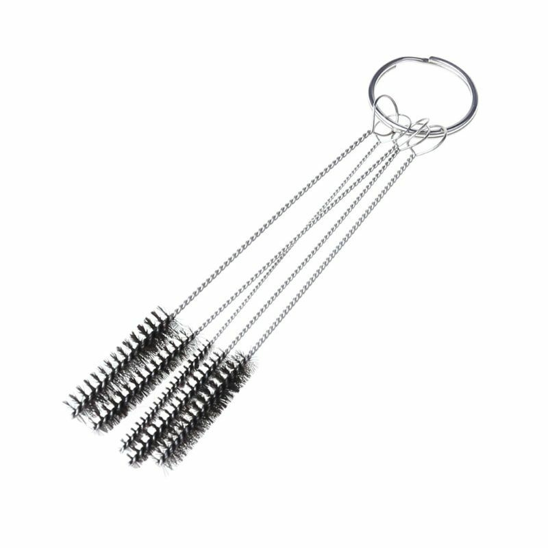 Carburetor Carbon Dirt Jet Brushes Kit for Cleaning Nozzles/Air Tools/Camping Stoves Small Orifices Durable Lightweight