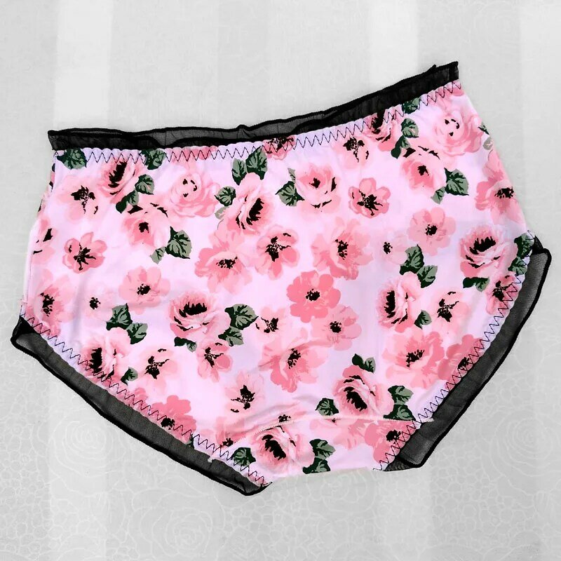 Floral Sissy Briefs Panties Bowknot Sexy Lingerie for Mens brief underwear High elastic Softy Fashion Breathable sissy panties