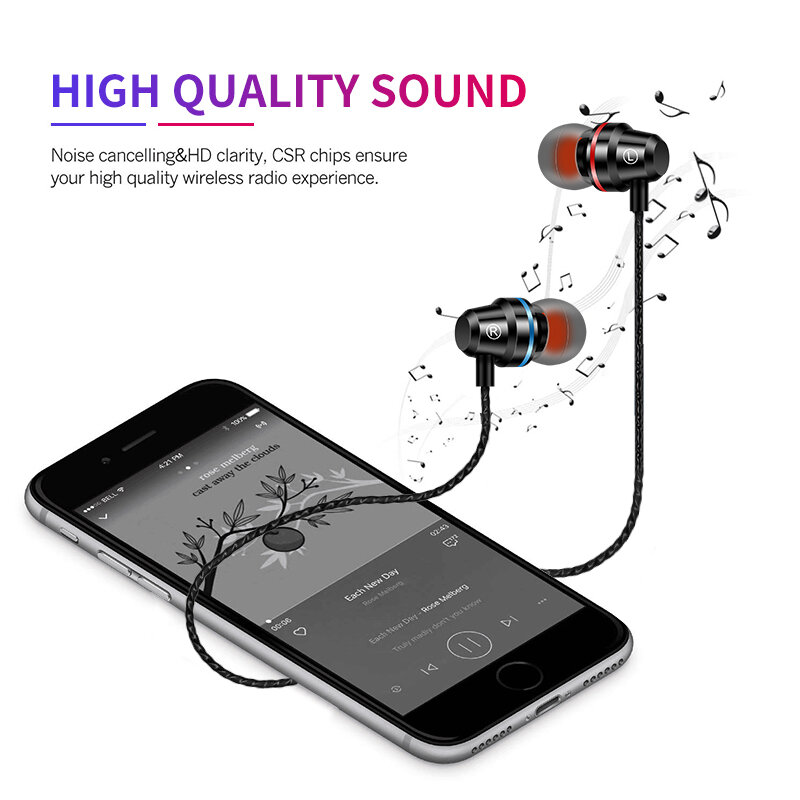 Type-C Earphones 4D Stereo Sound HIFI Earphone for metal Sport Wired Earbuds for Xiaomi 8 / 9 / 8se / 6X/ Note2 / mix2 / mix2s