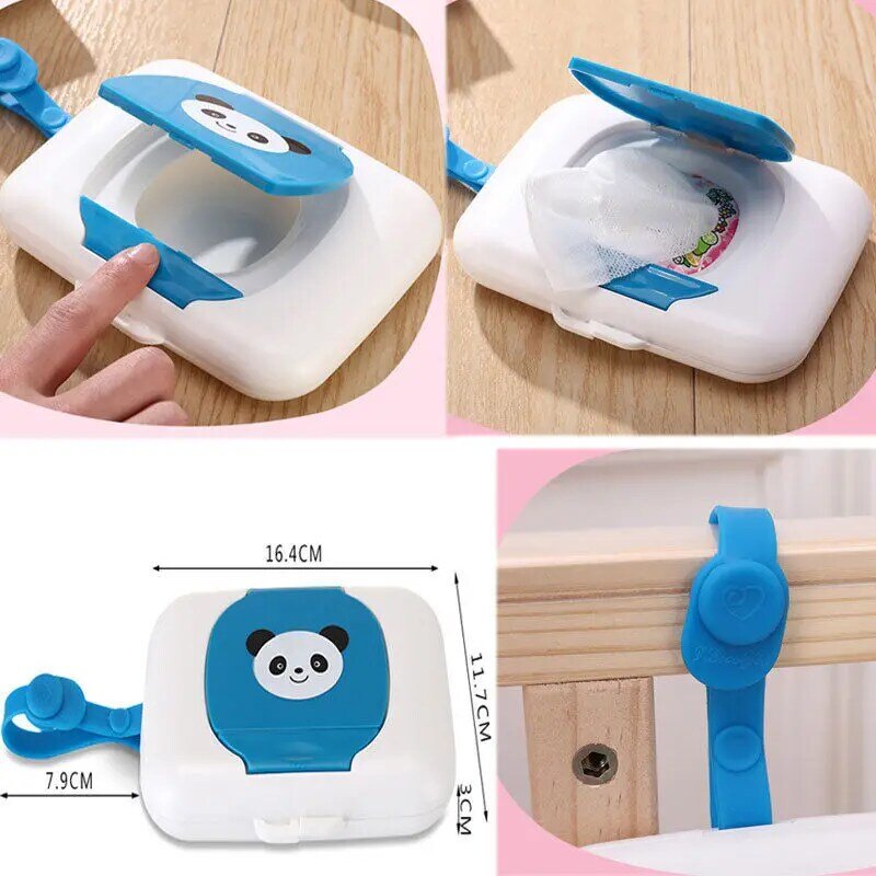 Bayi Menghapus Case Kotak Baru Lahir Tisu Basah Dispenser Kotak Anak-anak Tas Basah Kertas Handuk Box untuk Perjalanan Luar Ruangan