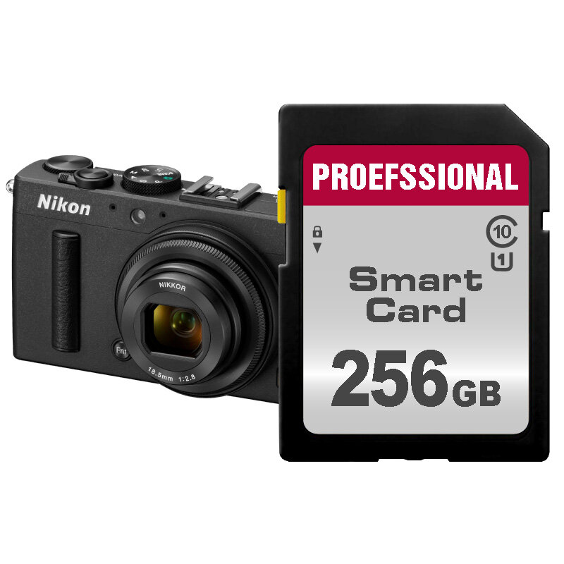 Tarjeta SD para cámara, 16 GB, 32 GB, 64 GB, 128 GB, 200GB, 256GB, Clase 10, A1, UHS, Trans, Flash, SLR
