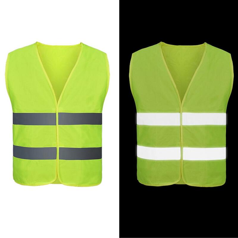 เสื้อผ้าความปลอดภัยสะท้อนแสง Vest ทำงานเสื้อผ้าการจราจรการก่อสร้างสูง Day Night คำเตือนความปลอดภัยเสื้อกั๊ก