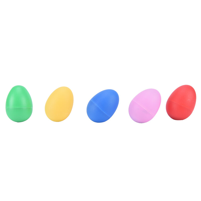 Akcesoria do instrumentów muzycznych kolorowe jaja dźwiękowe Shaker marakasy perkusyjne czerwony niebieski żółty różowy 5 kolorów