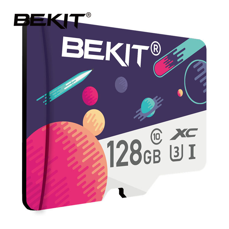 Bekit 오리지널 메모리 카드 100%, Class10 메모리 카드, 미니 TF 카드, U1, U3, 8GB, 16GB, 32GB, 128GB, 256GB
