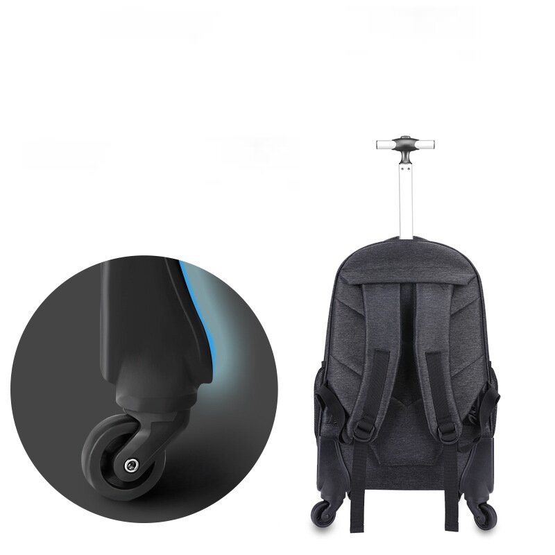Artic Hunter-mochila rodante con ruedas para hombre, bolsa de equipaje de mano, Maleta de viaje con ruedas