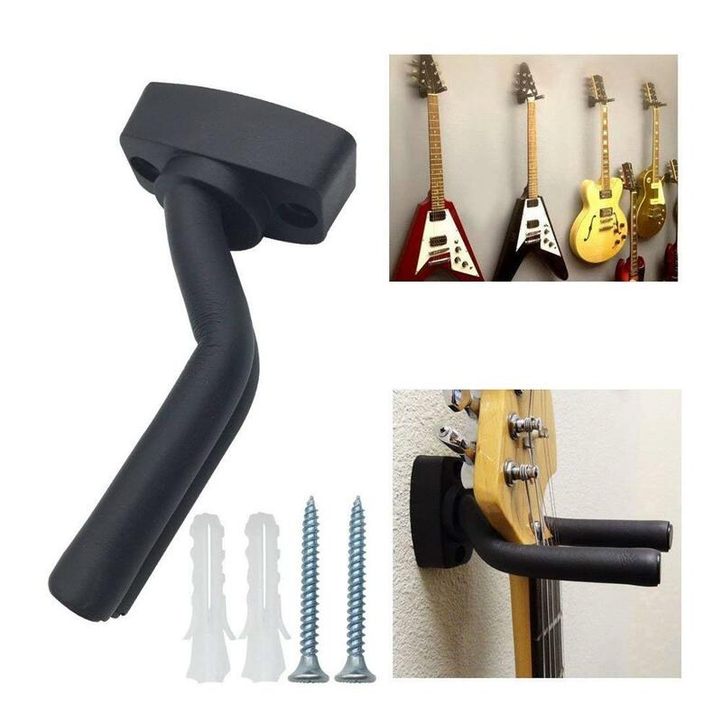 Suporte de guitarra suporte guitar guitar suporte montagem na parede gancho para guitarras baixo ukulele cordas instrumento acessórios