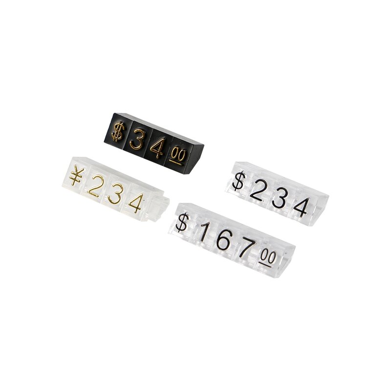 Shelftop tags cubo tagy número de preços bloco etiqueta suporte vara para merchandising preço exibição sinal