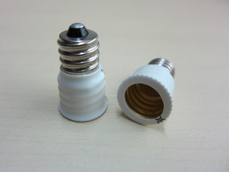 Adaptateur de lampe à LED E12 à E14, support d'ampoule, changeur de douille, support de lampe, raccord Abrters, support de convertisseur