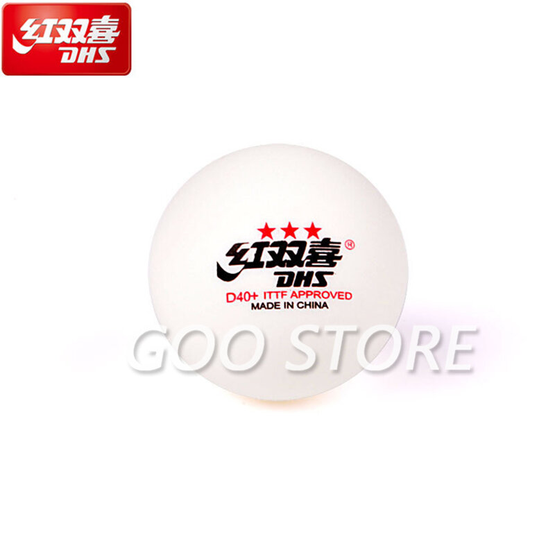 Мячи для настольного тенниса DHS D40 +, 3 звезды, новый материал, 3-звездочные шарики из АБС-пластика для пинг-понга