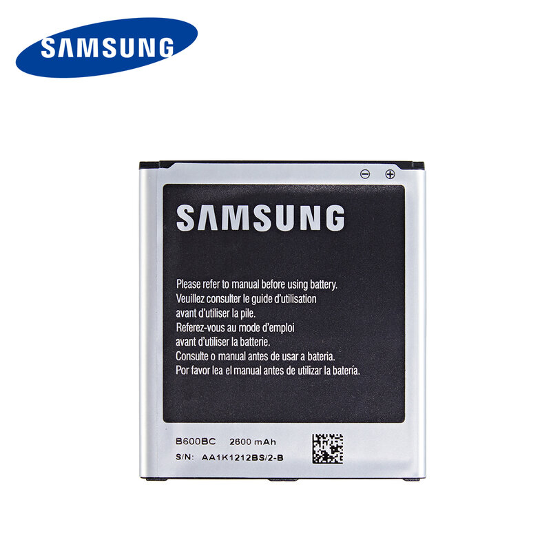 SAMSUNG-batería original B600BC B600BE B600BK B600BU de 2600mAh para Samsung GALAXY S4 I9500 I9502 i9295 GT-I9505 I9508 I959 i337 NFC